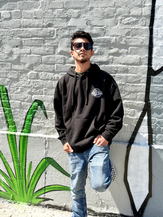Unisex Black Pullover Hoodie