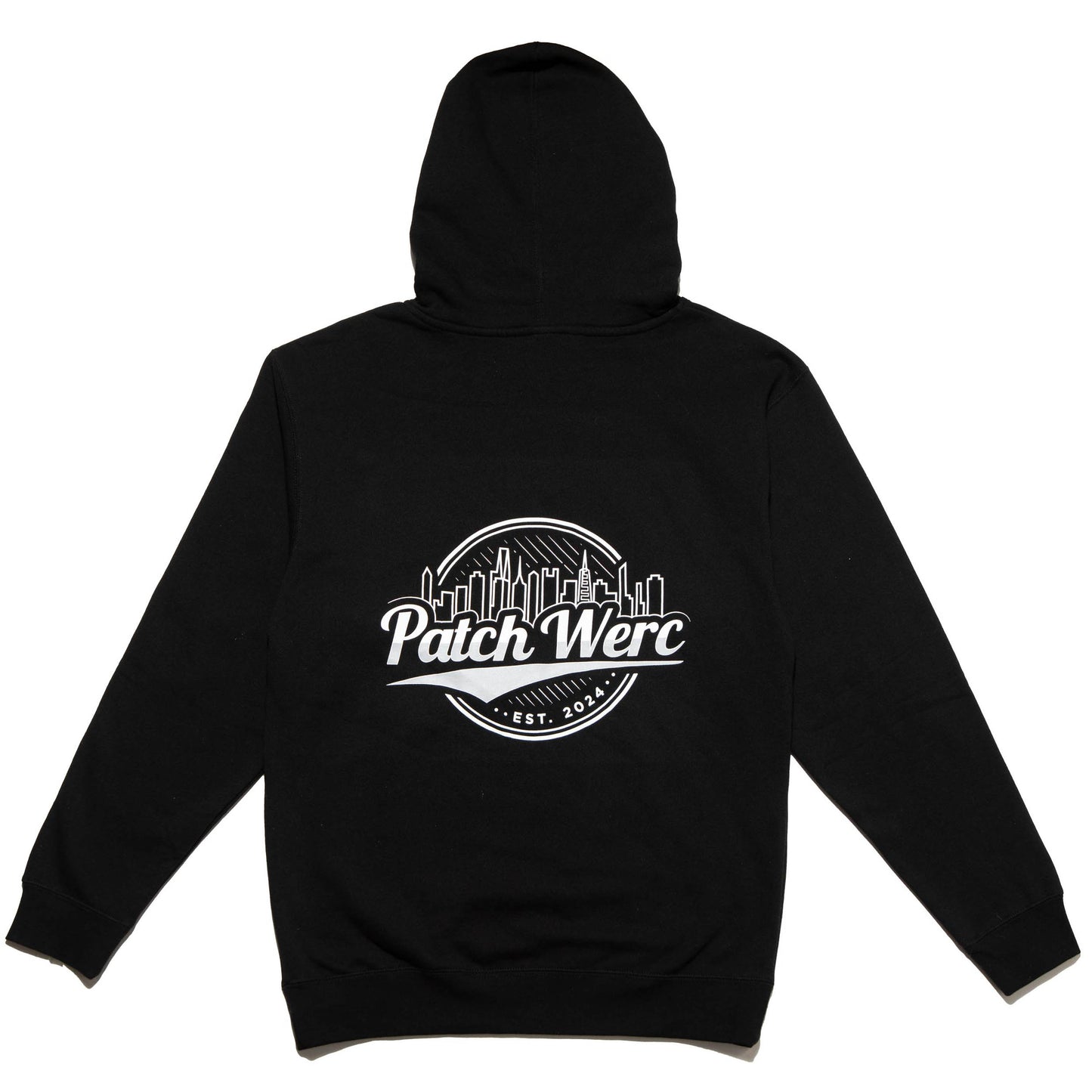 Unisex Black Pullover Hoodie